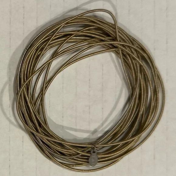 Emerson & Olive Mixed Metal Dia Bracelets Coil Wrap Bangles Lot of 35 - Picture 5 of 7